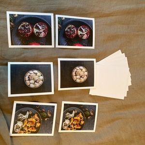 Set of 6 multipurpose cards with envelopes